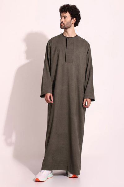 Mens Premium Fabric Casual Wear Thobe