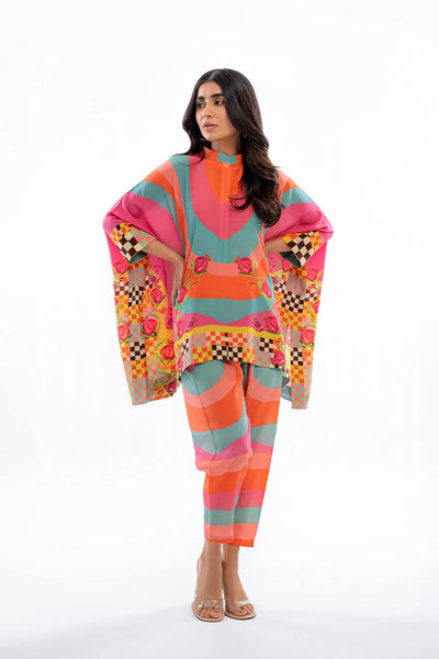 Checkered pomo coord set