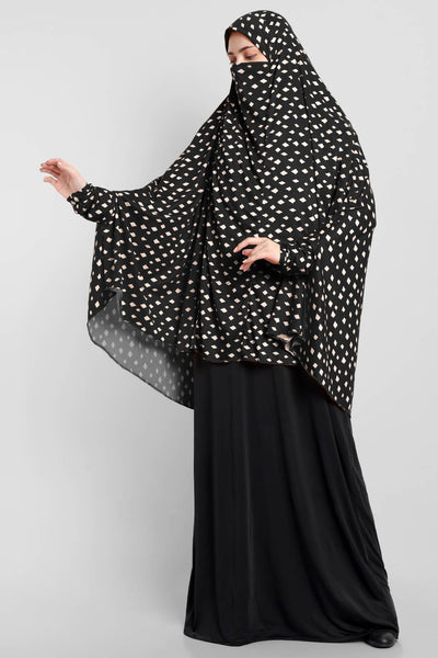 Islamic Simple Khimar For Women's  Prayer Wear Long Sleeves Style