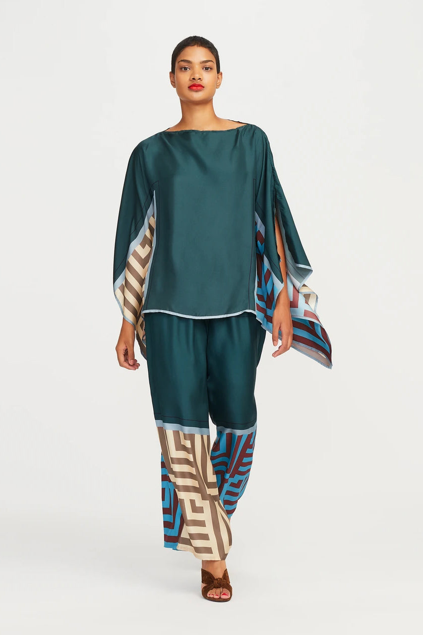 Luxe Knit Co-ord Set - Dark Teel main image 1