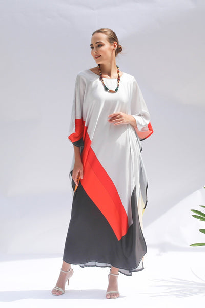 Satin Silk Kaftan With Premium Fabrics For Women