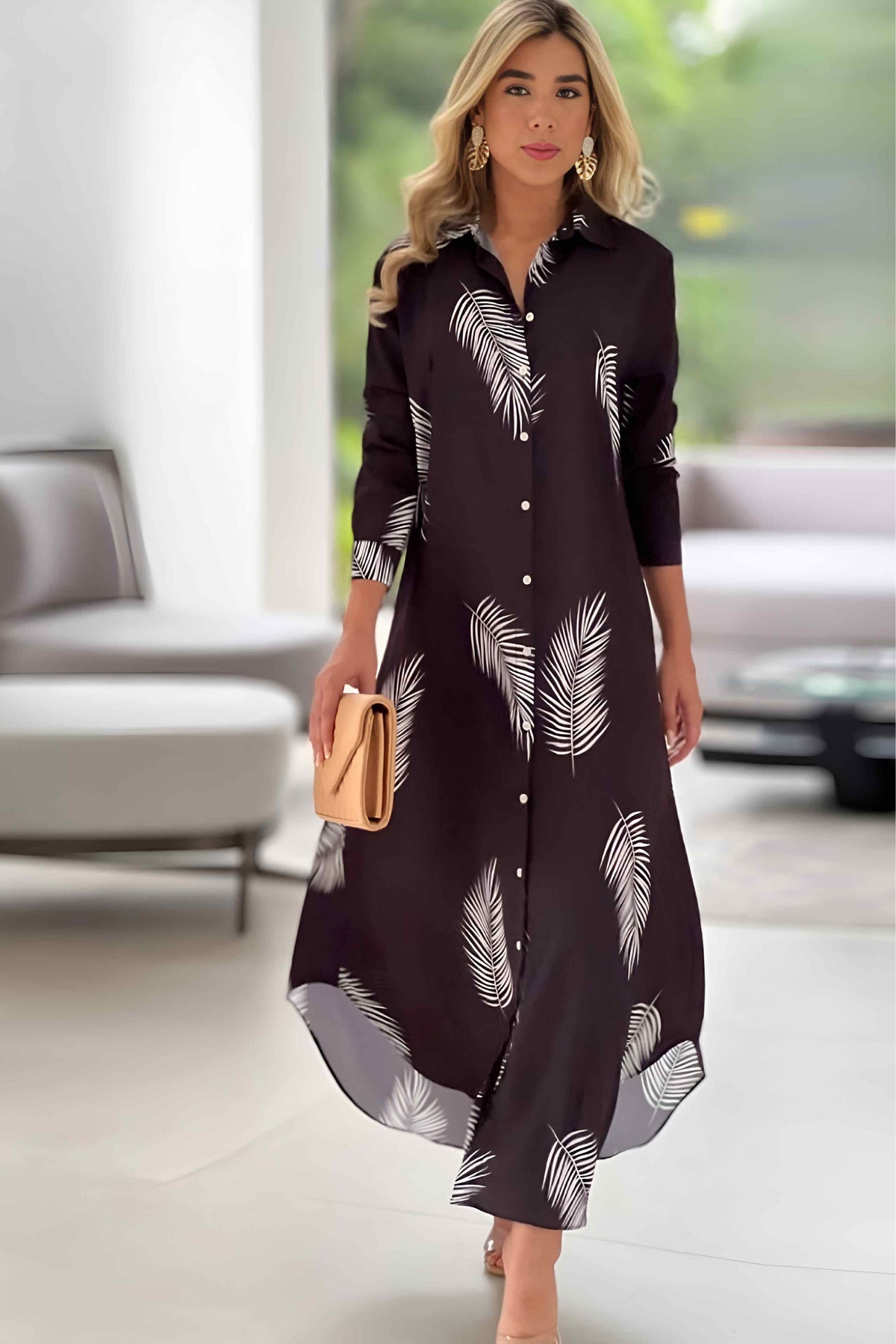 Shirt Dress for Evening Look